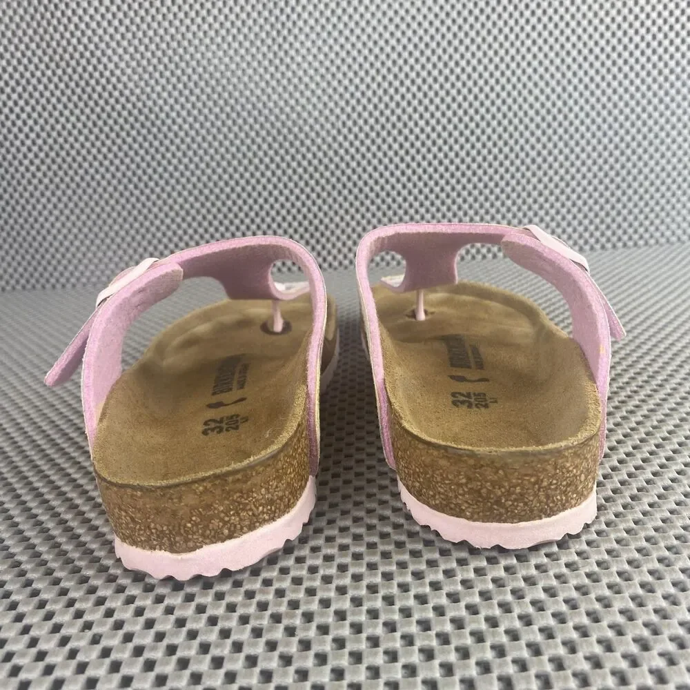 Birkenstock Gizeh Thong Sandals Girls Size 32 L1 Pink Made in Germany